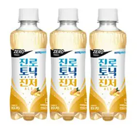 진로믹서 토닉워터 진저에일 제로 300ml, 12개